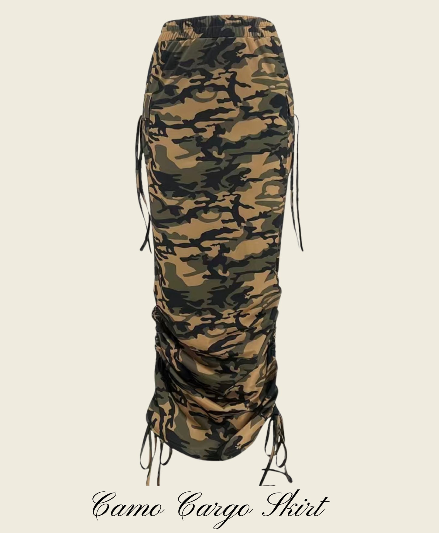 Camo Cargo Skirt